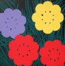 Flowers #2 - 2024 - Acryl auf Leinwand, 40 x 40 x 4.5 cm